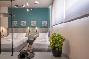 Posteľ alebo postele v izbe v ubytovaní Athens Exarcheia Vibe 3
