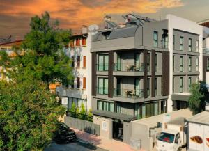 The building in which az apartmanhoteleket is located