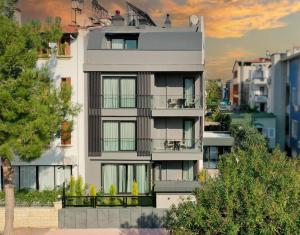 The building in which az apartmanhoteleket is located