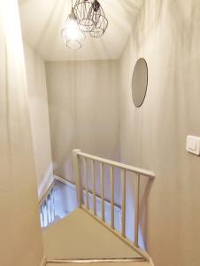 Posteľ alebo postele v izbe v ubytovaní L'Escampette, Duplex T3, centre Luchon, wifi, casier à skis, 4 personnes