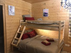 Postel nebo postele na pokoji v ubytování Chalet Esprit