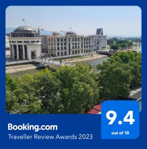 a review of the travel review awards at CALLA - Modern & Cozy Main Square Apartment in the City Shopping Center - PARKING SLOT with parking security in Skopje