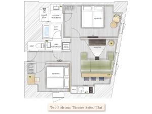 Planimetria di MIMARU SUITES Tokyo Asakusa