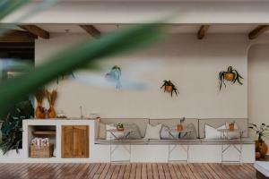 Istumisnurk majutusasutuses Sendero Hotel
