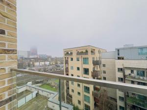 a view from the balcony of a building at Luxurious Comfy Penthouse - Steps to East Croydon Train Station - Views in Croydon