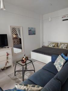 Istumisnurk majutusasutuses Seaview Modern Studio