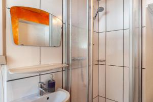 A bathroom at Ferienhaus Wechner