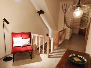 Posezení v ubytování appartementsKOFLER
