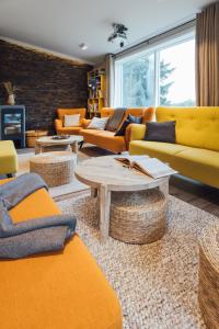 Posezení v ubytování Lofoten Planet - Boutique Hotel