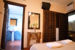 Ein Bett oder Betten in einem Zimmer der Unterkunft Hostal Rocio