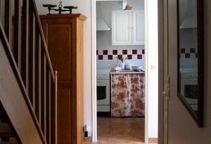 Kuchyň nebo kuchyňský kout v ubytování Gîte Les 3 Voiles