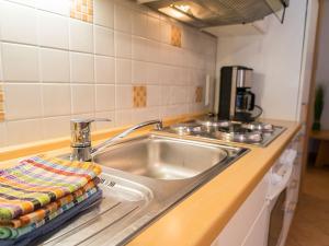 Η κουζίνα ή μικρή κουζίνα στο Ferienwohnung Lennehof +29 φωτογραφίες