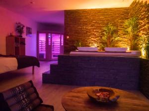Posezení v ubytování Appart' spa privatif Gray + 12 fotografií