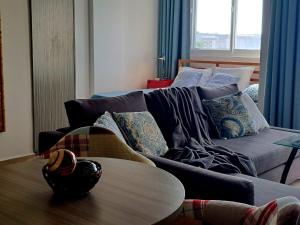 Istumisnurk majutusasutuses Seaview Modern Studio