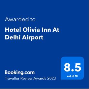 a screenshot of the hotel online inn at delhi airport at Hotel Olivia Inn At Delhi Airport in New Delhi