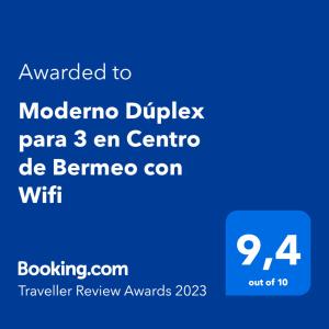 Fotografia z galérie ubytovania Moderno Dúplex para 3 en Centro de Bermeo con Wifi v destinácii Bermeo