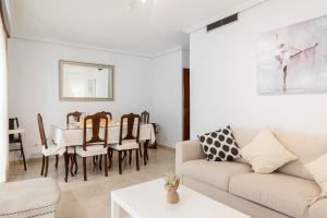 Posezení v ubytování Green- Apartments Las Setas