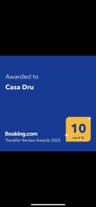Casa Dru tanúsítványa, márkajelzése vagy díja