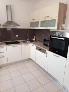 Kuchyň nebo kuchyňský kout v ubytování Holiday Home Gabi