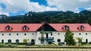 O edifício em que o hotel se localiza