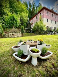 Zahrada ubytování HARABURDI® Recyclart Hotel