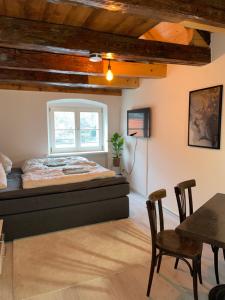 Voodi või voodid majutusasutuse 24-7 Apartment Passau toas