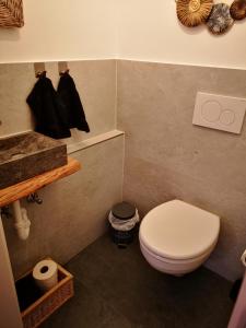 Koupelna v ubytování Ferienwohnung Lieblingszeit