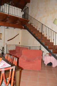 A seating area at Casa Nicola