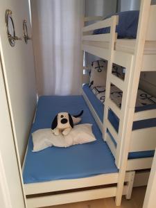 Posteľ alebo postele v izbe v ubytovaní Luksusowy Apartament na Promenadzie