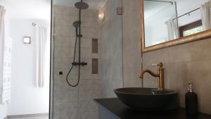 Koupelna v ubytování Ferienhaus SCHWEIZER Hof