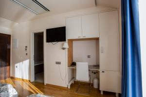 Eldhús eða eldhúskrókur á Hotel Pleter