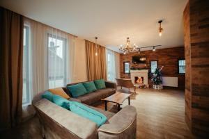 Posezení v ubytování 7 Cottage in Bakuriani