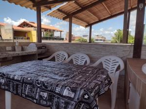 Balkón nebo terasa v ubytování Triplex Beach Selma