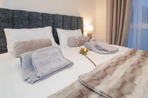 Postel nebo postele na pokoji v ubytování Stunning 2-Bed Apartment in Stevenage, Sleeps 5 with free Private Parking