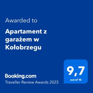 Fotografia z galérie ubytovania Apartament z garażem w Kołobrzegu v destinácii Kołobrzeg