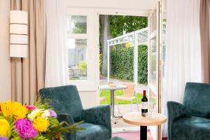 Posezení v ubytování Garni Eden Hotels