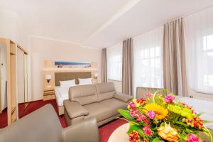 Posezení v ubytování Garni Eden Hotels