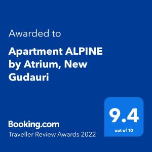 Gallery image of Apartment ALPINE by Atrium, New Gudauri in Gudauri
