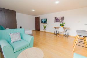 Posezení v ubytování Loft moderno en El Poblado con vista y parqueadero Mio Lofts