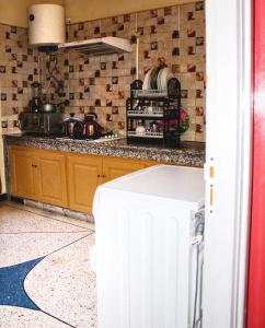 Kuchyň nebo kuchyňský kout v ubytování Appartement Afgo Ouarzazate