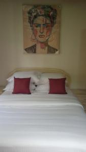 Postel nebo postele na pokoji v ubytování CASA DE CAMPO VILLA OLI!! - Un paraiso natural en la ciudad