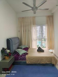 מיטה או מיטות בחדר ב-Marose Canopy Hill Kajang