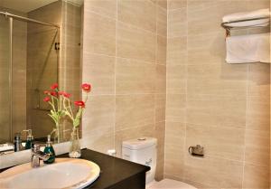 Koupelna v ubytování Minh Anh Hotel