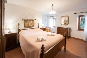 Postel nebo postele na pokoji v ubytování Casetta di Butia, Mimosa Apartment