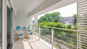 Balkón alebo terasa v ubytovaní Apartamenty Sun & Snow Playa Baltis z sauną