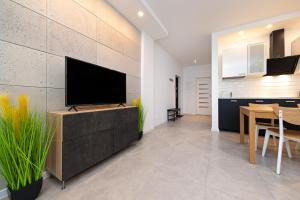 Kuchyňa alebo kuchynka v ubytovaní DreamHouse Apartament Timone Północna Darłówko Wschodnie
