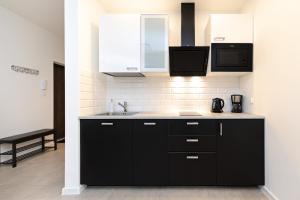 Kuchyňa alebo kuchynka v ubytovaní DreamHouse Apartament Timone Północna Darłówko Wschodnie + 2 fotografie