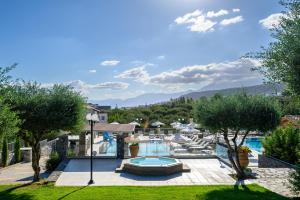 a view of the pool at a resort at Villa Vicky in Hersonissos