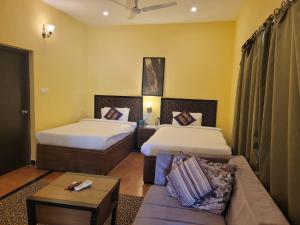 Tuli Veer Bagh Resort客房内的一张或多张床位
