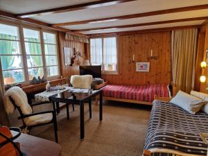 Posezení v ubytování Chalet Gotthelf Gartenstudio, Ferien mit Hund
